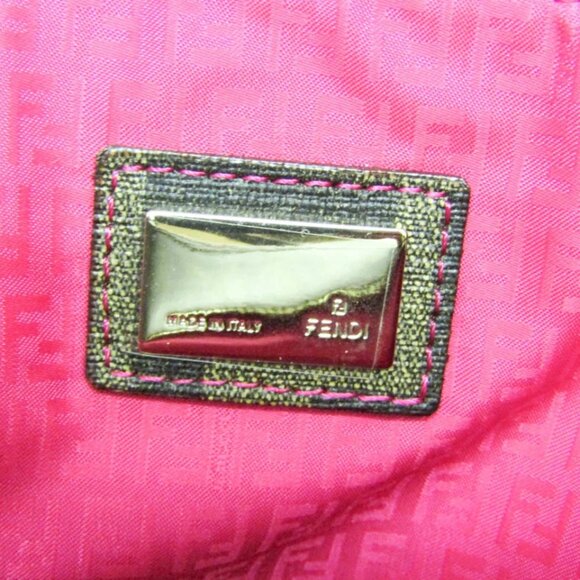 Fendi Zucca Women's PVC Shoulder Bag,Tote Bag Brown 740-022725 - Picture 10 of 12